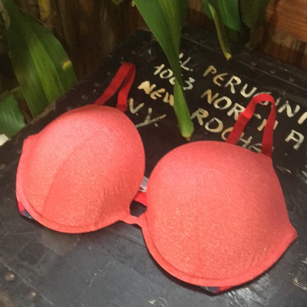 Victoria’s Secret Push-up 36DD Red Sparkley